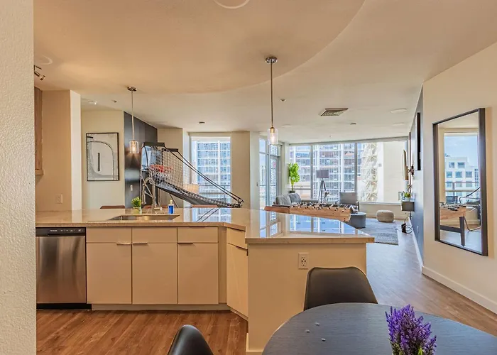 Apartment Chic Urban 1br Pool Gym Parking W&d Dt *